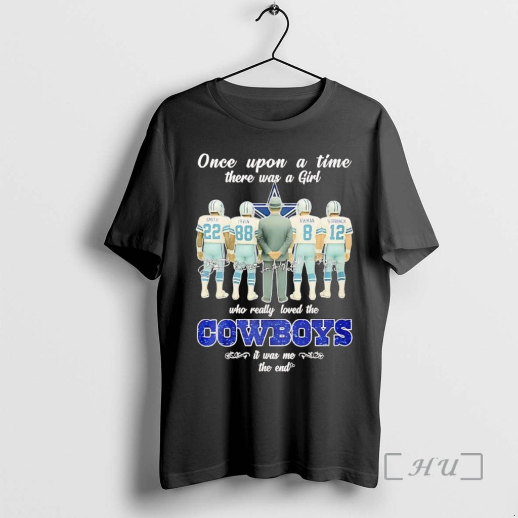 Officials Once Upon A Time There Was A Girl Really Loved Dallas Cowboys Premium