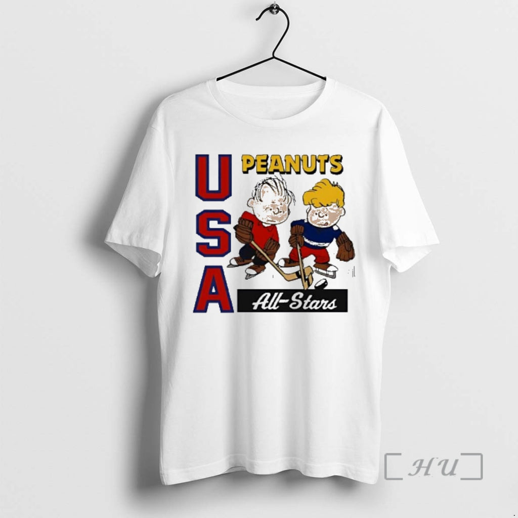 Officials Peanuts X Usa Hockey All Stars Cartoon
