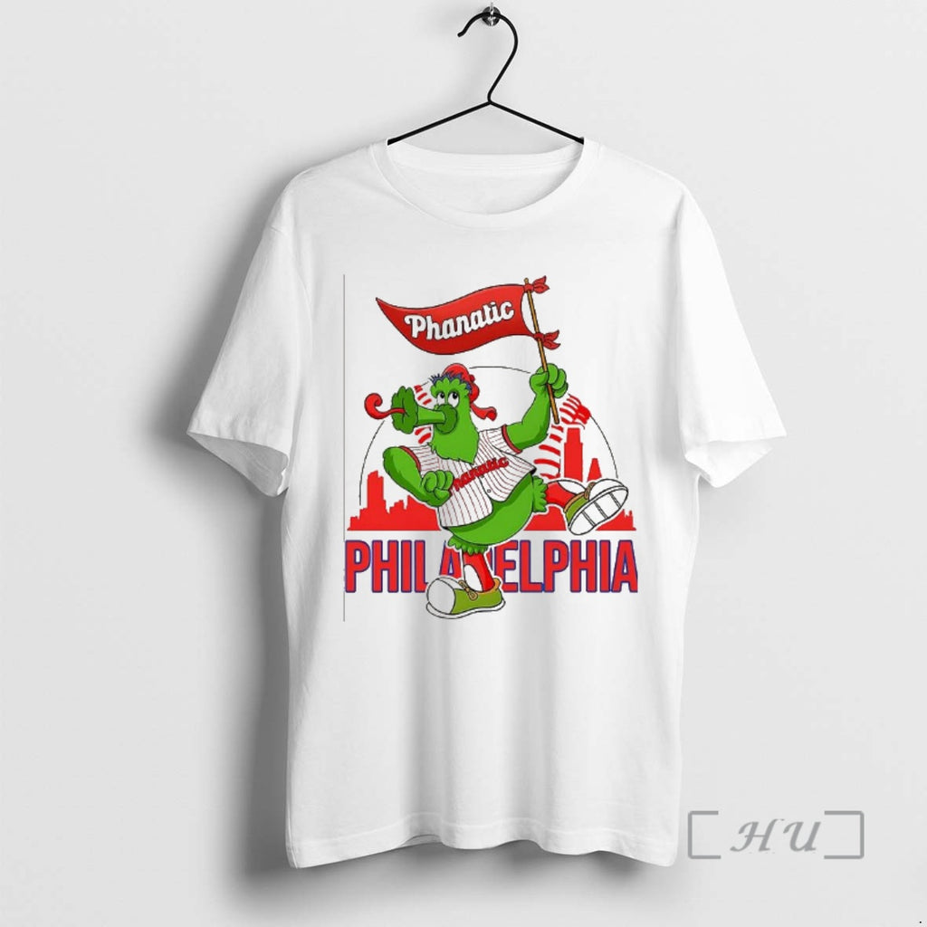 Officials Phillie Phanatic Dancing Philadelphia Phillies Baseball Skyline Mascot