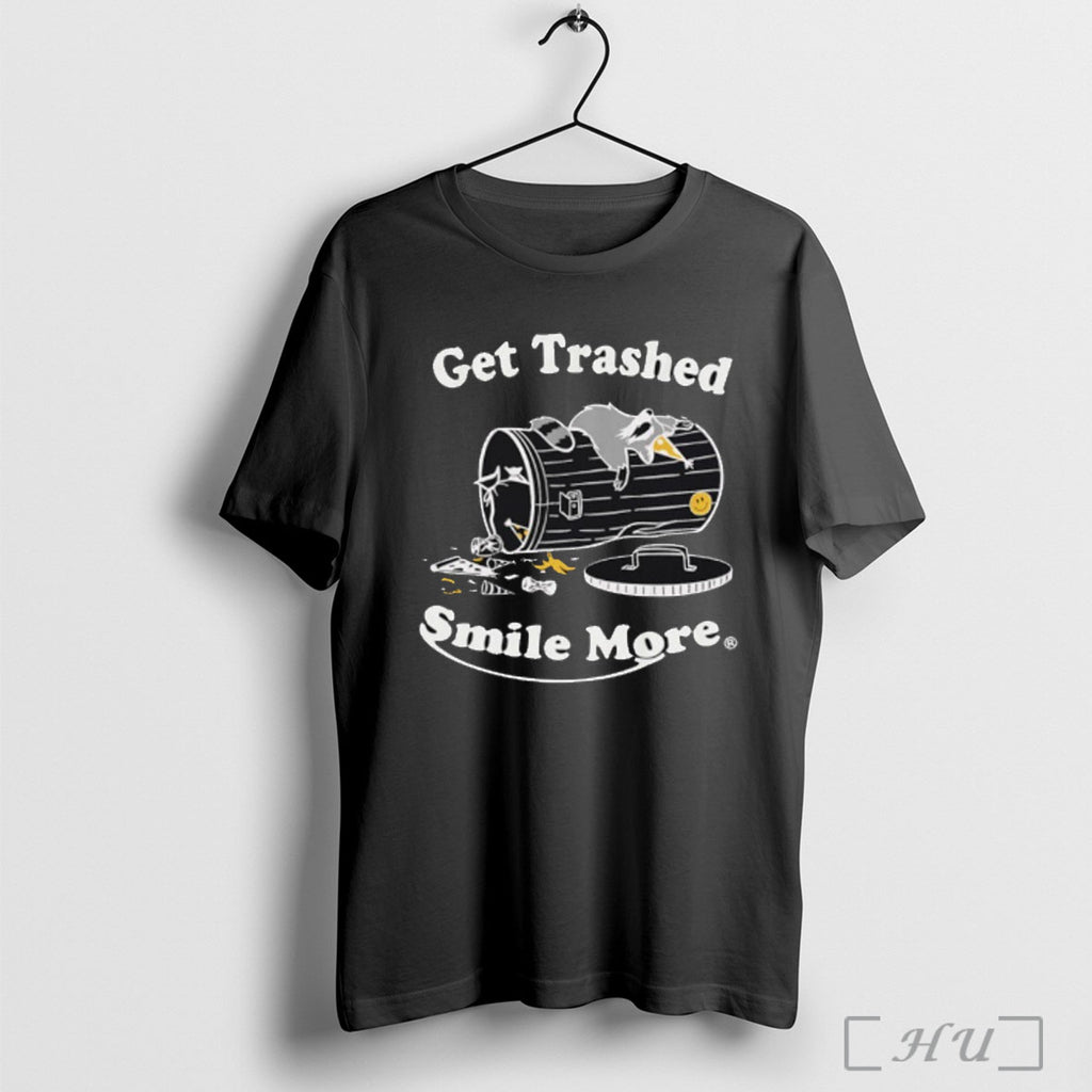 Officials Raccoon Get Trashed Smile More T Shirt