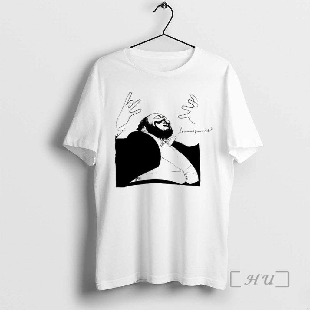 Officials Rare Luciano Pavarotti Singer Signature Sketch Caricature