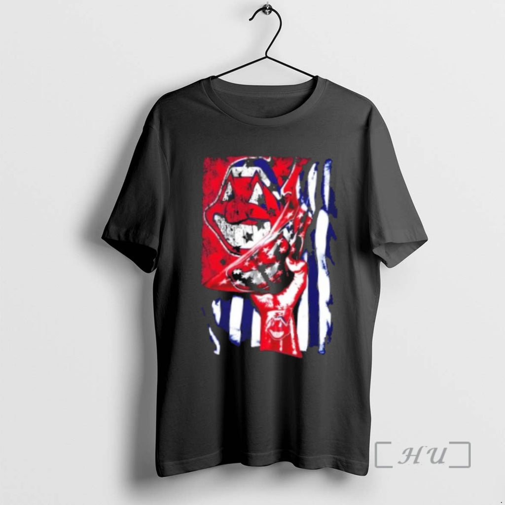 Officials Revealing The Glory Cleveland Indians X Usa Flag