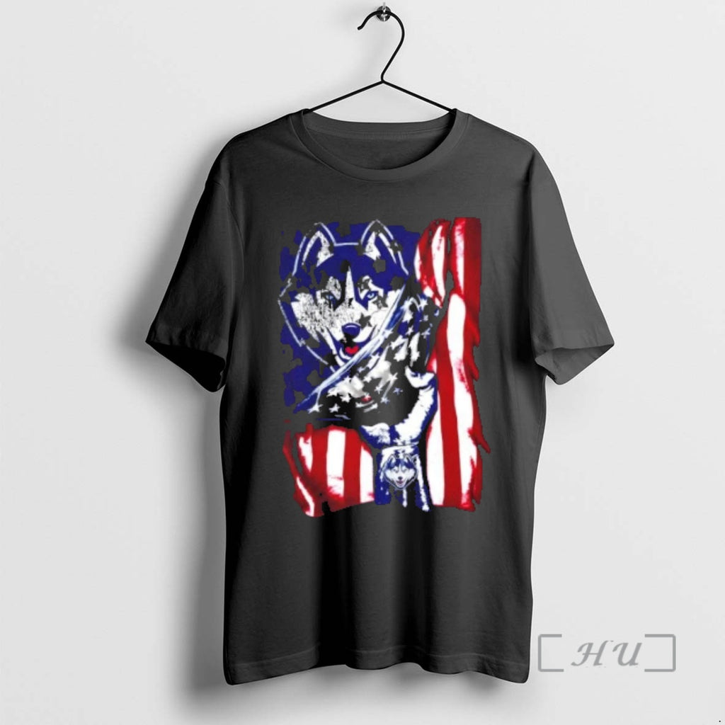 Officials Revealing The Glory Connecticut Huskies X Usa Flag