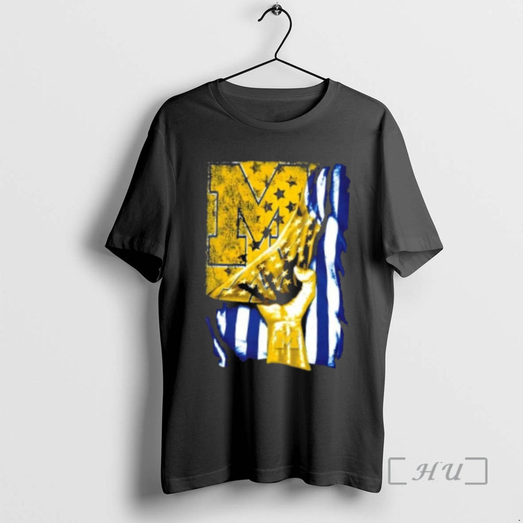 Officials Revealing The Glory Michigan Wolverines X Usa Flag