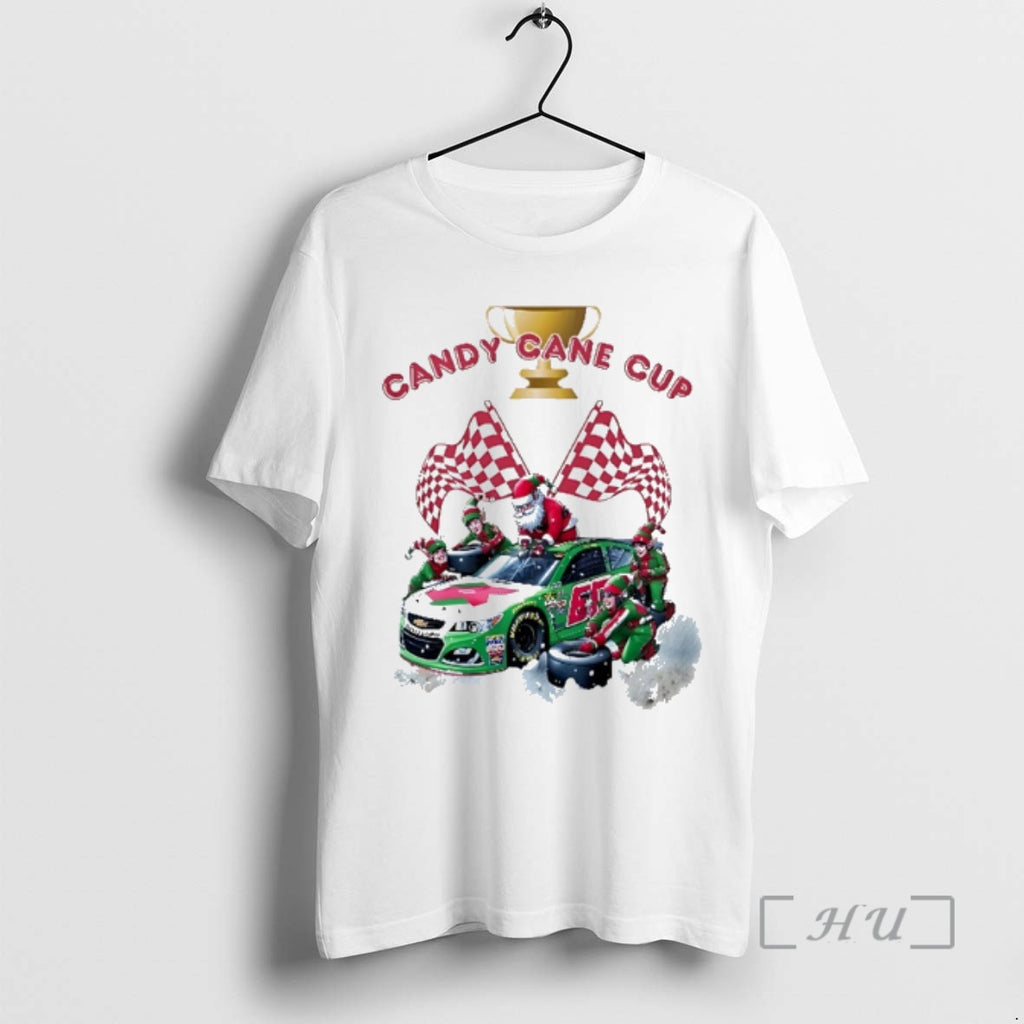Officials Santa Claus Candy Cane Cup Racing Car Christmas
