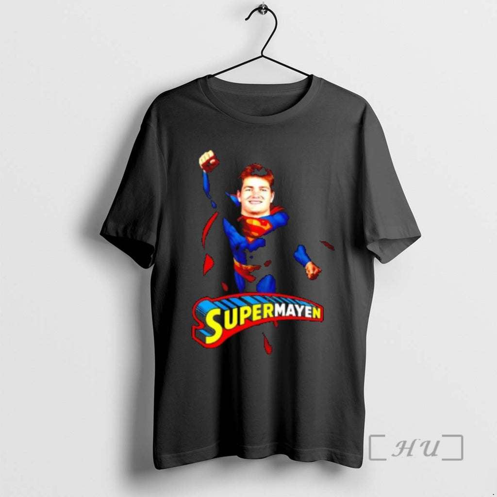 Officials Supermayen Superman Patriots Drake Maye Parody Fan
