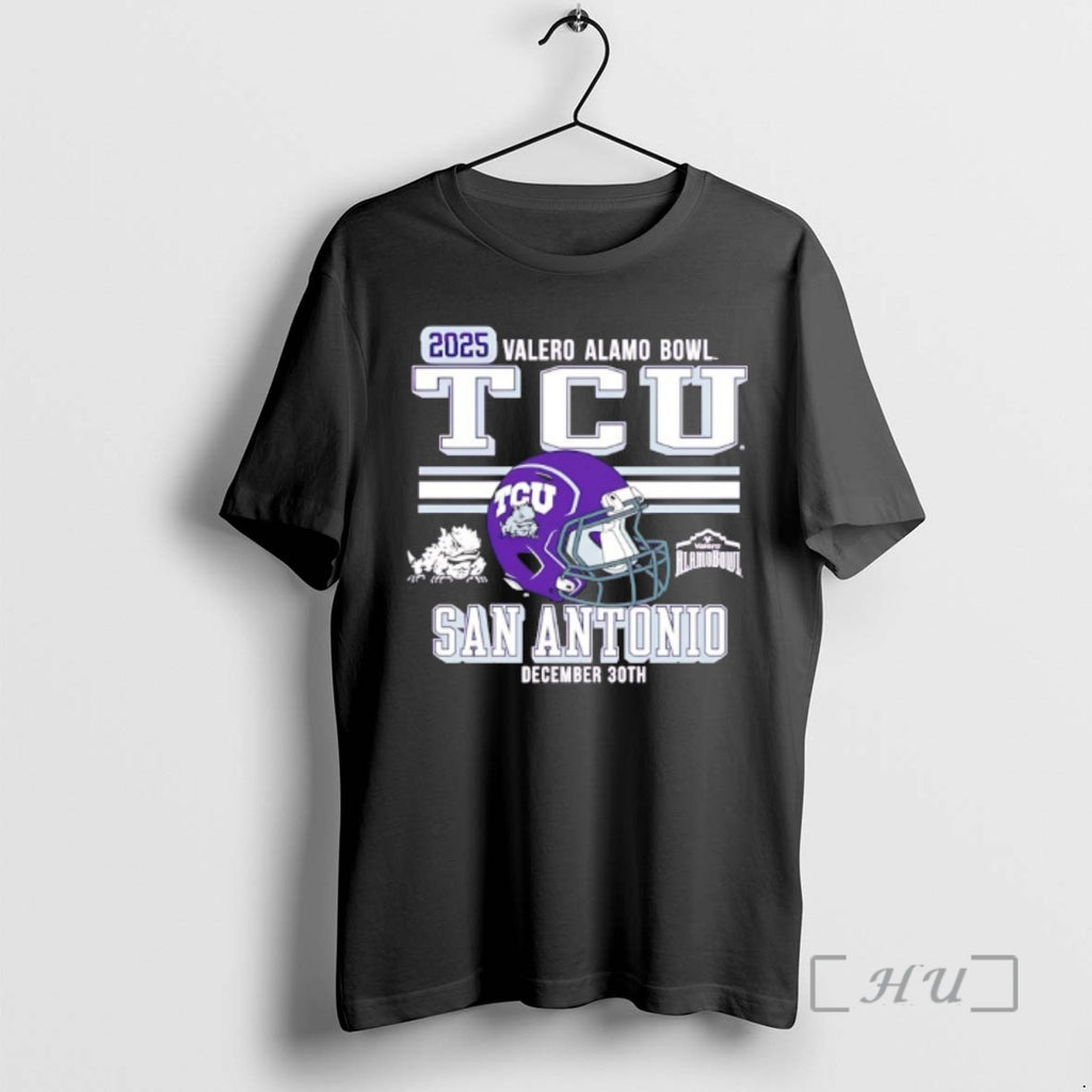 Officials Tcu San Antonio 2025 Alamo Bowl Bound Helmet
