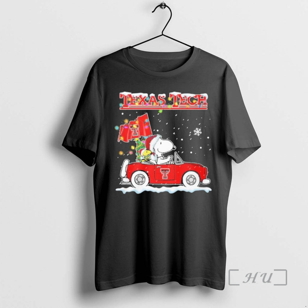 Officials The Peanuts Driving Carx Texas Tech Red Raiders Christmas