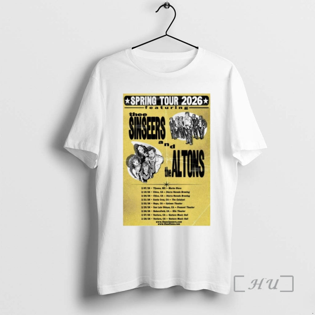 Officials Thee Sinseers And The Altons Spring 2026 Tour Dates