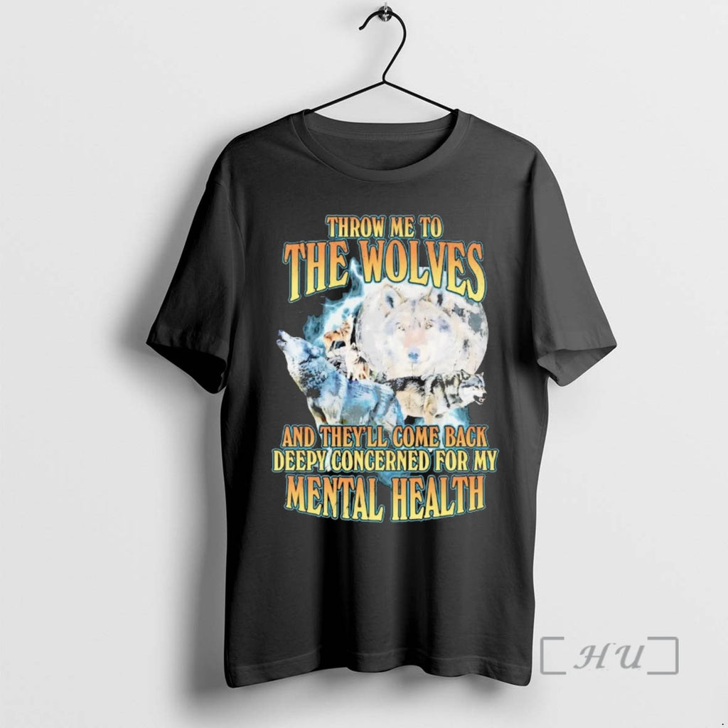 Officials Throw Me To The Wolves And Theyll Come Back Deeply Concerned Premium T Shirts