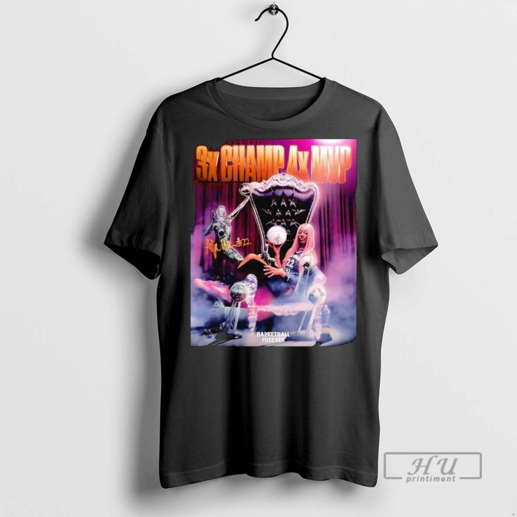 Officials Trending Aja Wilson 3x Champion 4x Mvp Las Vegas Aces Graphic Tee Shirt