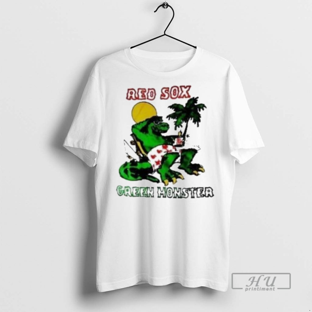 Officials Trending Boston Red Sox Green Momster T Shirt Sweatshirt Hoodies