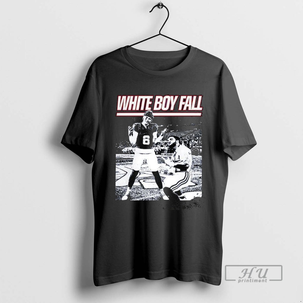 Officials Trending Dart And Skattebo White Boy Fall Graphic Tee Shirt Sweatshirt Hoodies