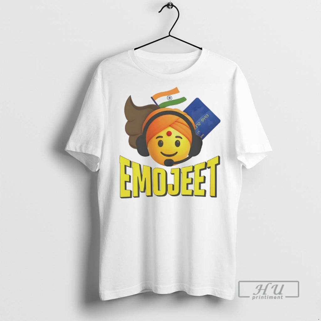 Officials Trending Emojeet Emoji Jeet India Flag T Shirt Sweatshirt Hoodies