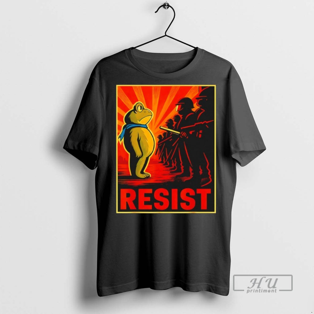 Officials Trending Frog Resist Portland Frog Protest T Shirt Sweatshirt Hoodies