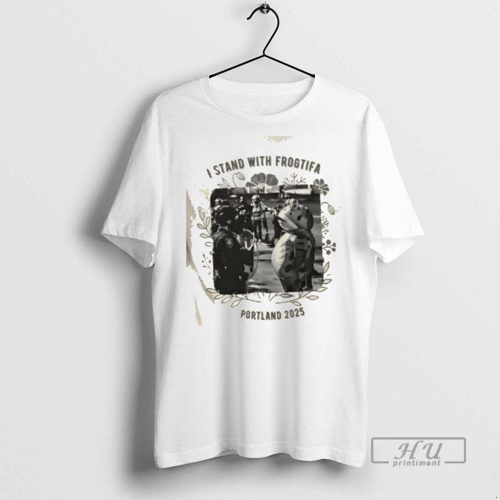 Officials Trending I Stand With Frogtifa Portland Frog 2025 T Shirt Sweatshirt Hoodies