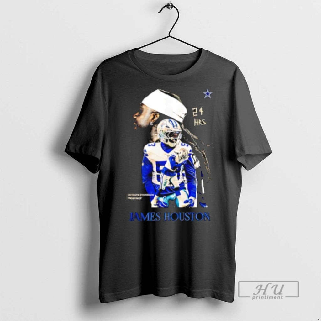 Officials Trending James Houston Iv Dallas Cowboys 25 Hrs Graphic T Shirt Sweatshirt Hoodies