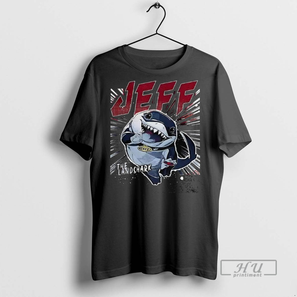 Officials Trending Jeff The Land Shark Graphic Tee Shirt Sweatshirt Hoodies