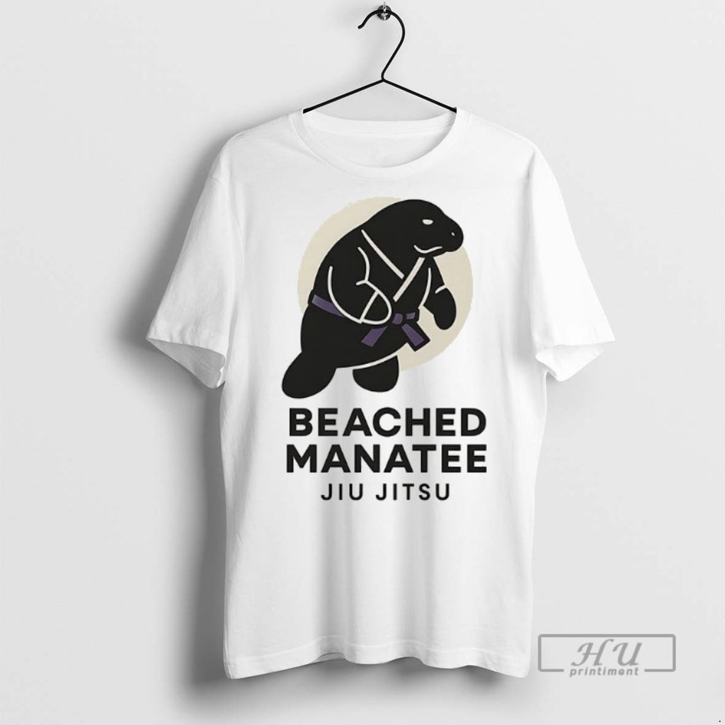 Officials Trending Jiu Jitsu Beached Manatee Graphic Tee Shirt Sweatshirt Hoodies