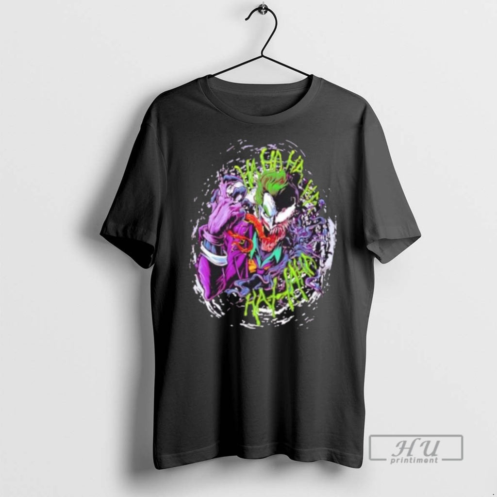 Officials Trending Joker Symbiote Villain Fusion Parody T Shirt Sweatshirt Hoodies