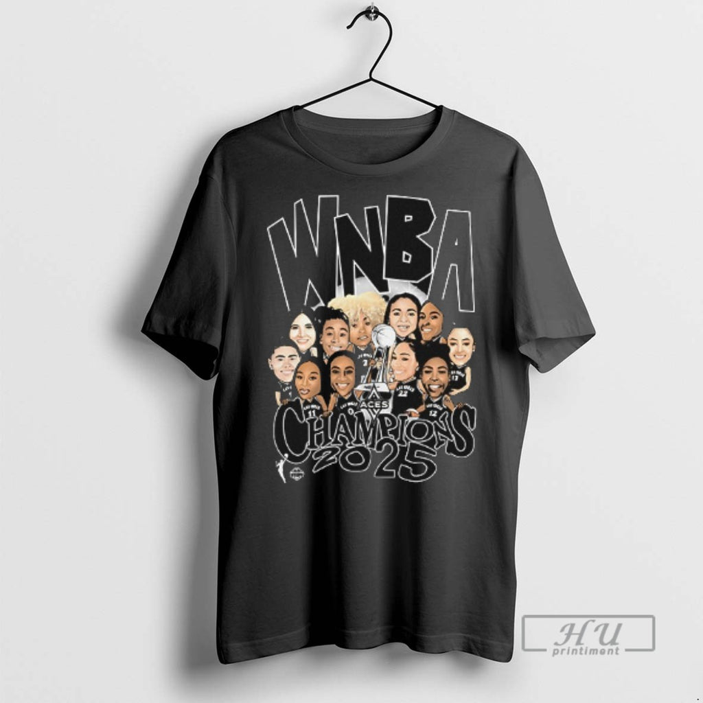 Officials Trending Las Vegas Aces 2025 Wnba Champs Roster 2 Sided T Shirt Sweatshirt Hoodies