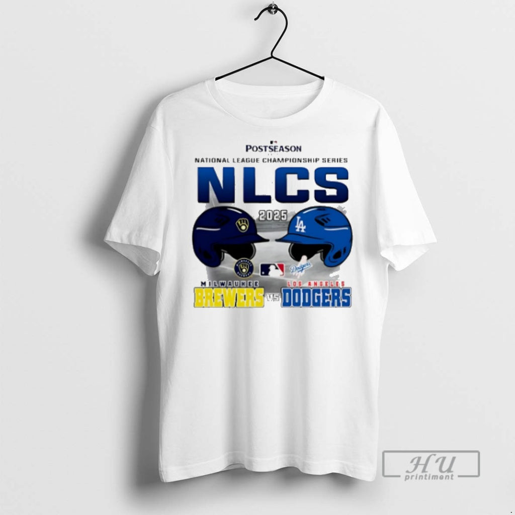 Officials Trending Los Angeles Dodgers Vs Milwaukee Brewers Nlcs 2025 Matchup T Shirt Sweatshirt Hoodies