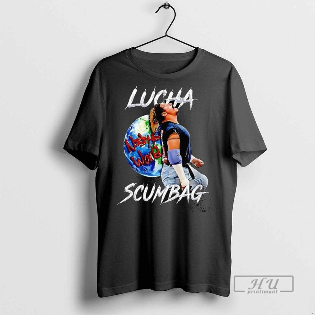 Officials Trending Lucha Scumbag Chris Nastyy Graphic Tee Shirt Sweatshirt Hoodies