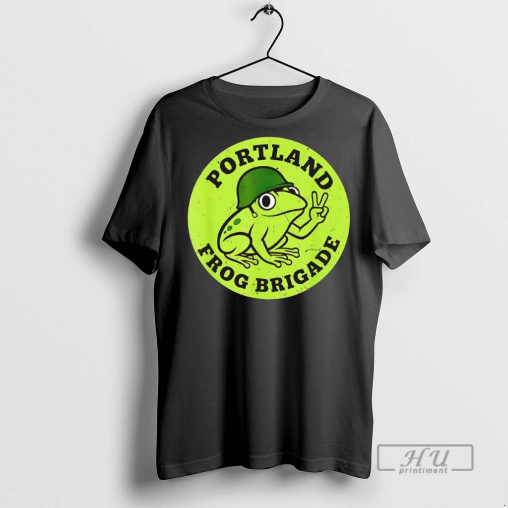 Officials Trending Portland Frog Brigade Protest T Shirt Sweatshirt Hoodies