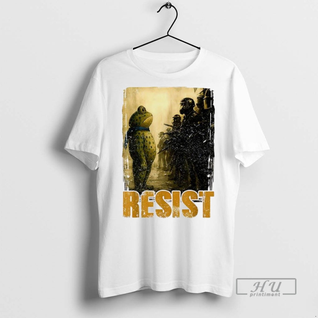 Officials Trending Resist Portland Frog Protest Graphic Tee Shirt Sweatshirt Hoodies