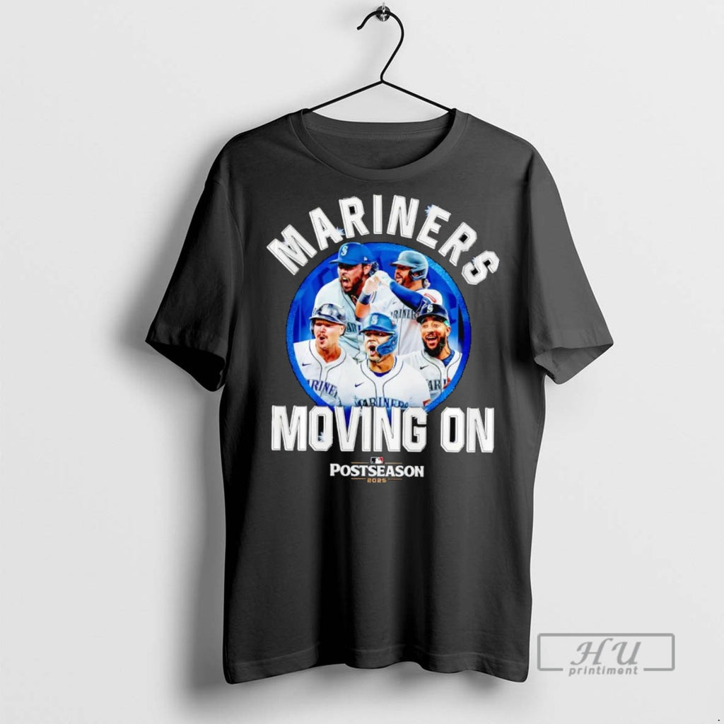 Officials Trending Seattle Mariners Moving On 2025 Postseason Graphic Tee Shirt Sweatshirt Hoodies