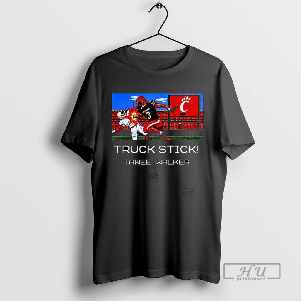 Officials Trending Tawee Walker Truck Stick 8 Bit Graphic Tee Shirt Sweatshirt Hoodies