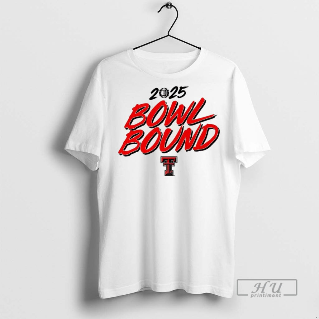 Officials Trending Texas Tech Red Raiders Football 2025 Bowl Bound Graphic Tee Shirt Sweatshirt Hoodies