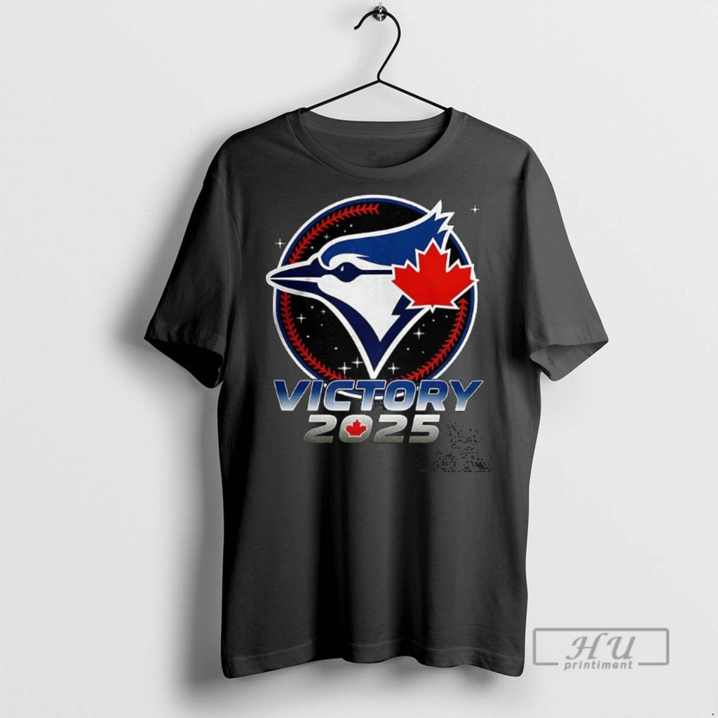 Officials Trending Toronto Blue Jays 2025 Victory Logo Graphic Tee Shirt Sweatshirt Hoodies