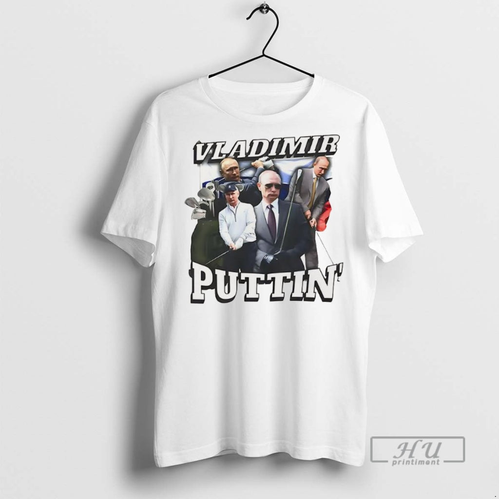 Officials Trending Vladimir Puttin Golf Graphic Tee Shirt Sweatshirt Hoodies