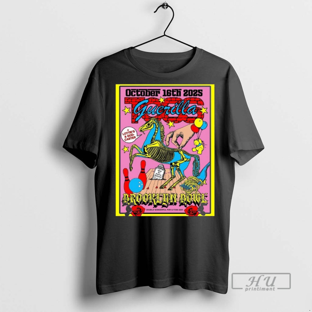 Officials Trending Guerilla Toss Brooklyn Bowl In Brooklyn Ny Oct 16 2025 T Shirt