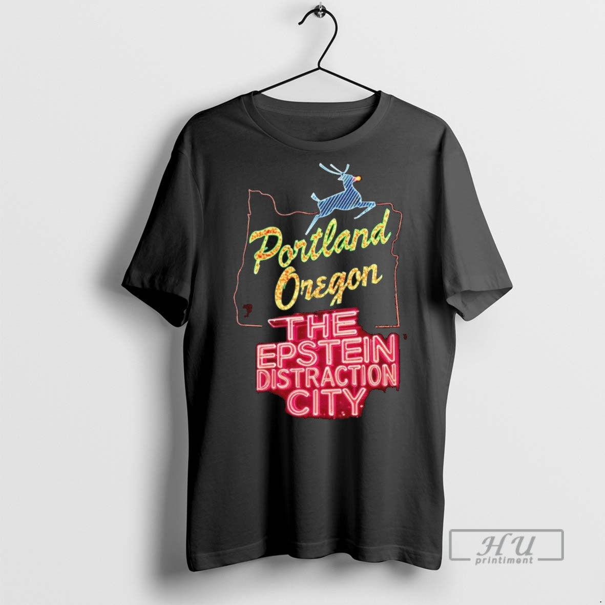 Officials Trending Portland Oregon The Epstein Distraction City T Shirt Sweatshirt Hoodies