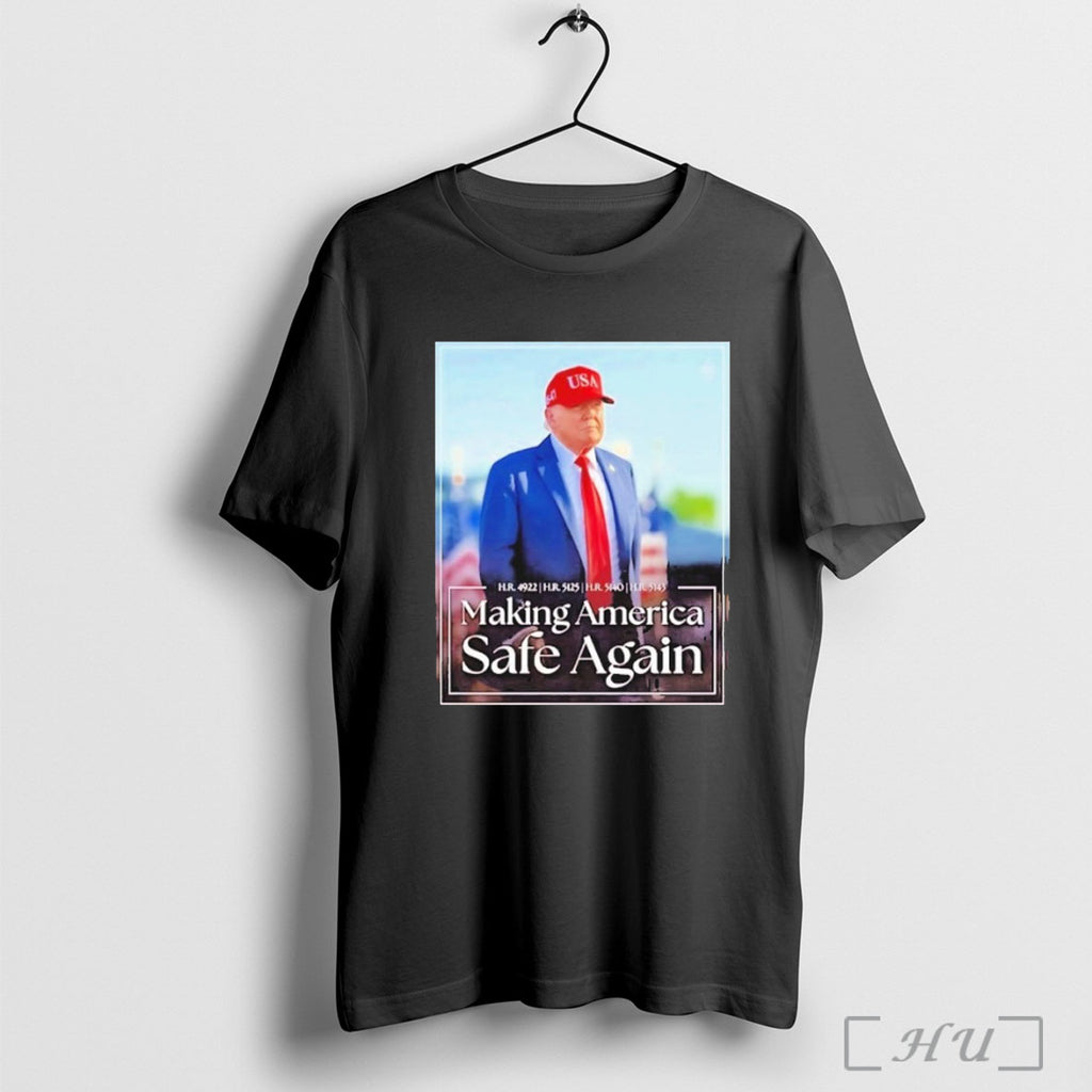 Officials Trump Making America Safe Again T Shirt