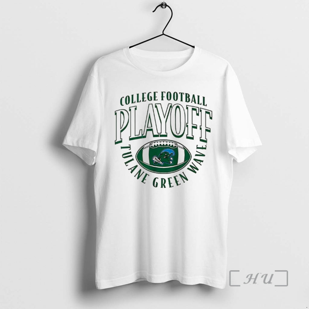 Officials Tulane Green Wave Football 2025 Cfp Curve Logo