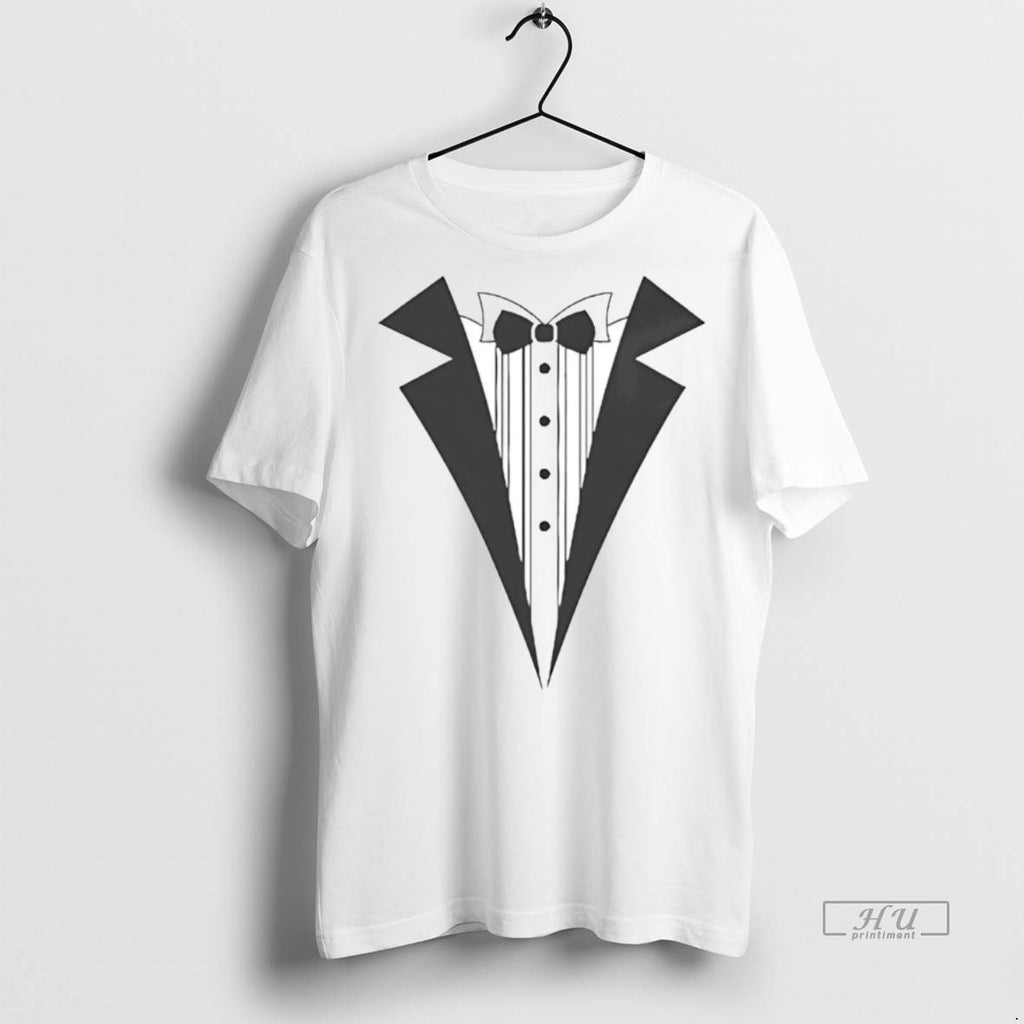 Officials Tuxedo Suit Neck Tee Shirt Sweater