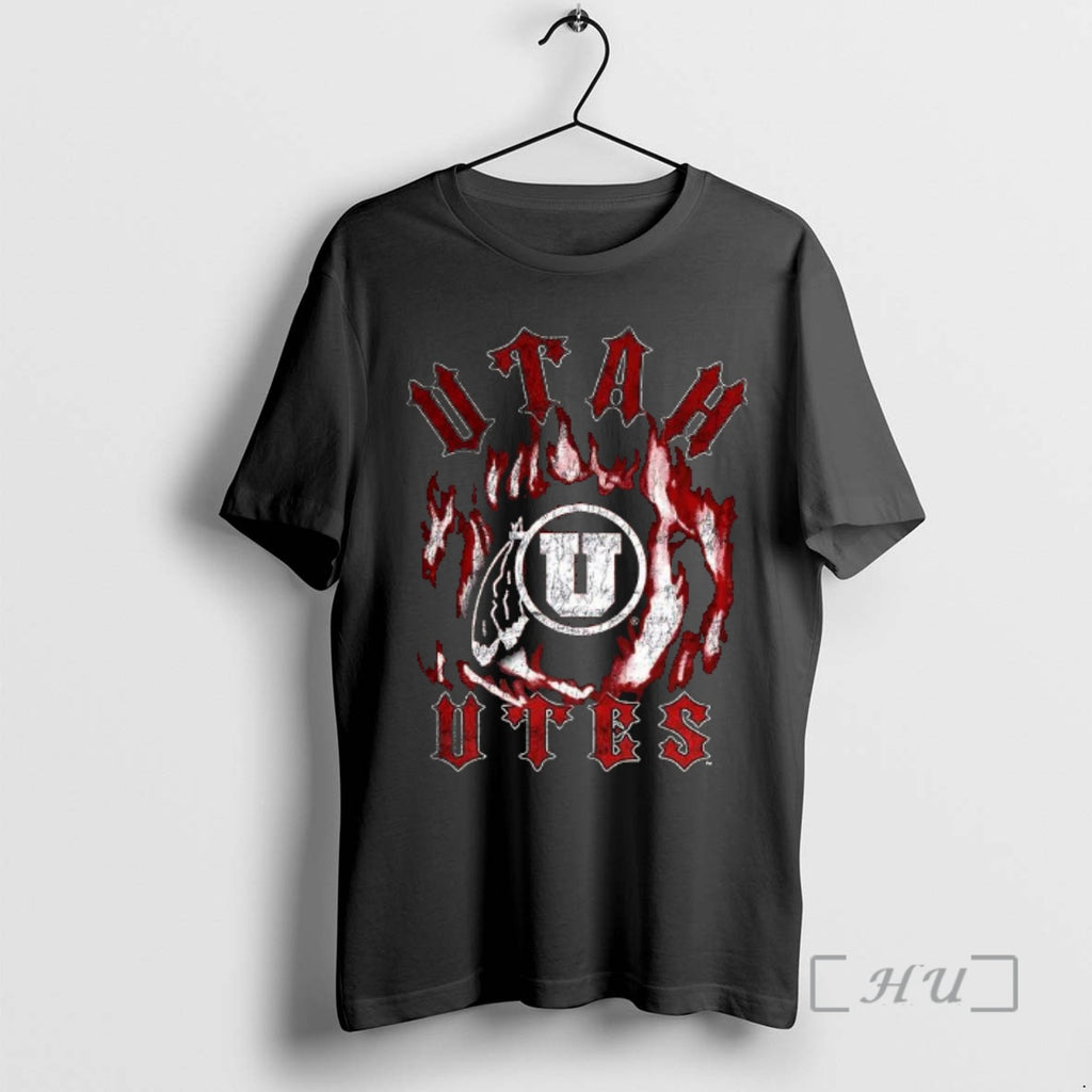 Officials Utah Utes Flames Logo