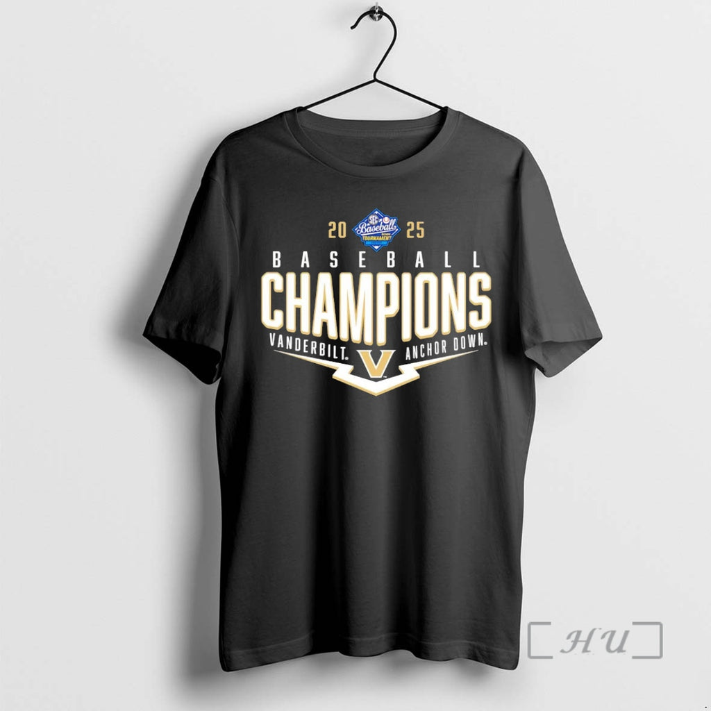 Officials Vanderbilt Commodores Anchor Down 2025 Sec Baseball Tournament Champions