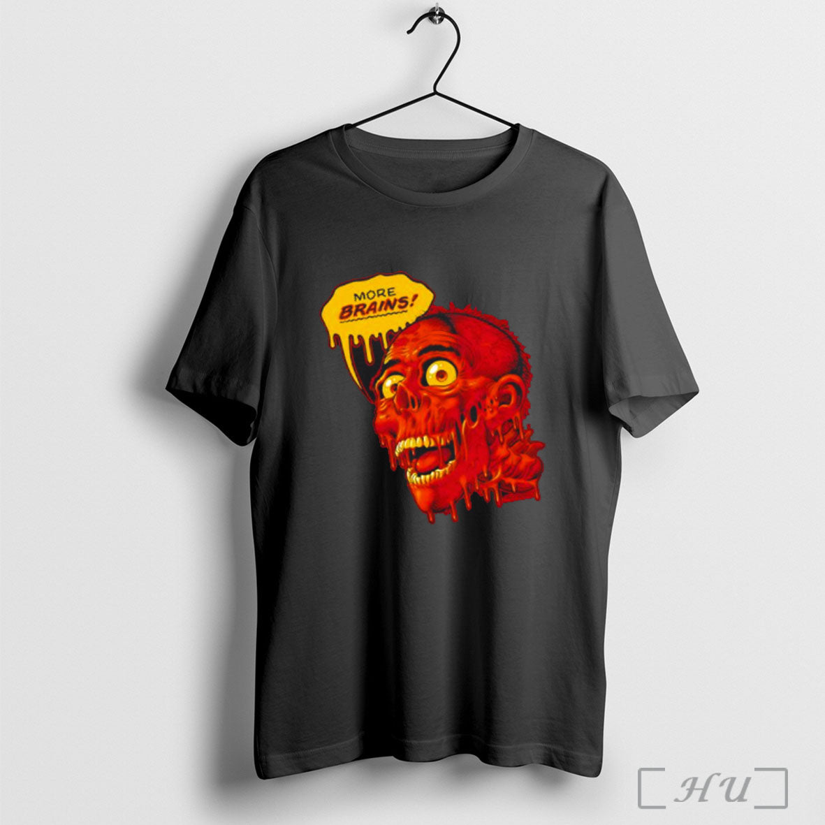 Officials More Brains Vintage Halloween T Shirt