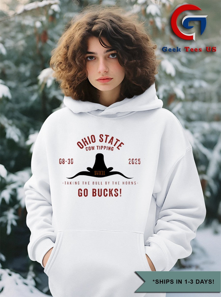 Ohio State vs Texas Cow Tipping Football Game 2025 shirt