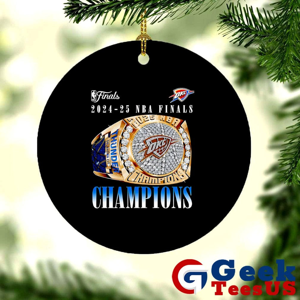 Oklahoma City Thunder 2025 NBA Finals Champions Inbound Pass Ring shirt