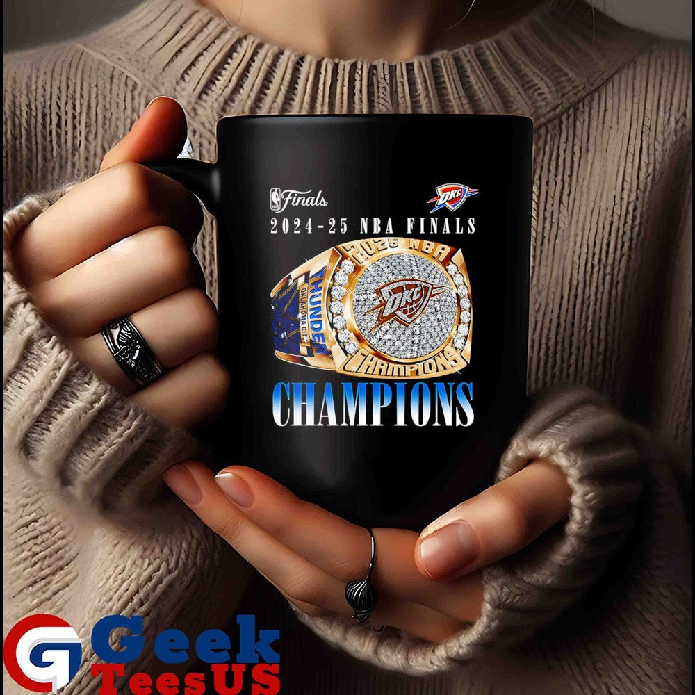 Oklahoma City Thunder 2025 NBA Finals Champions Inbound Pass Ring shirt