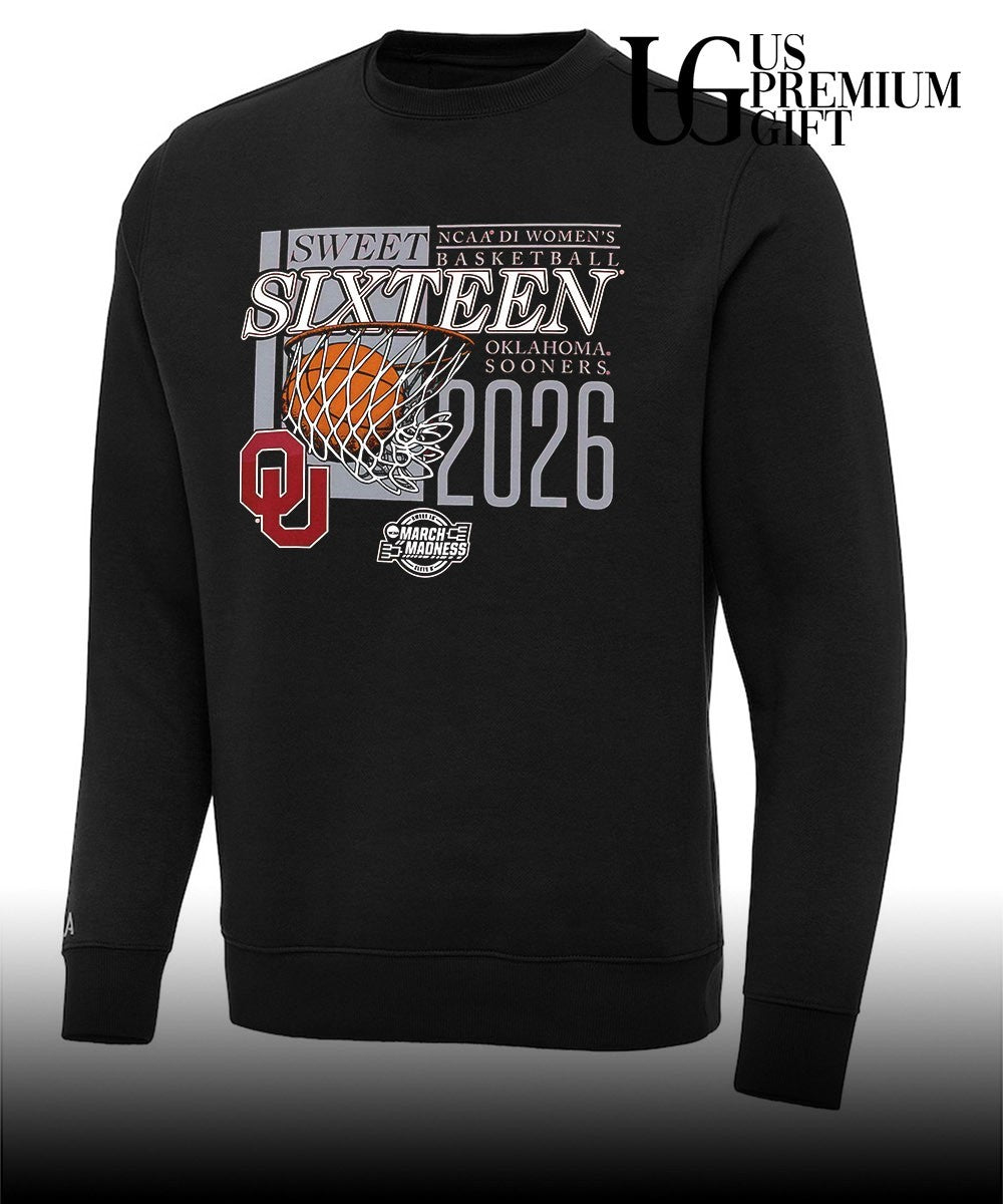 Oklahoma Sooners Sweet Sixteen NCAA 2026 Division 1 Women’s basketball March Madness shirt