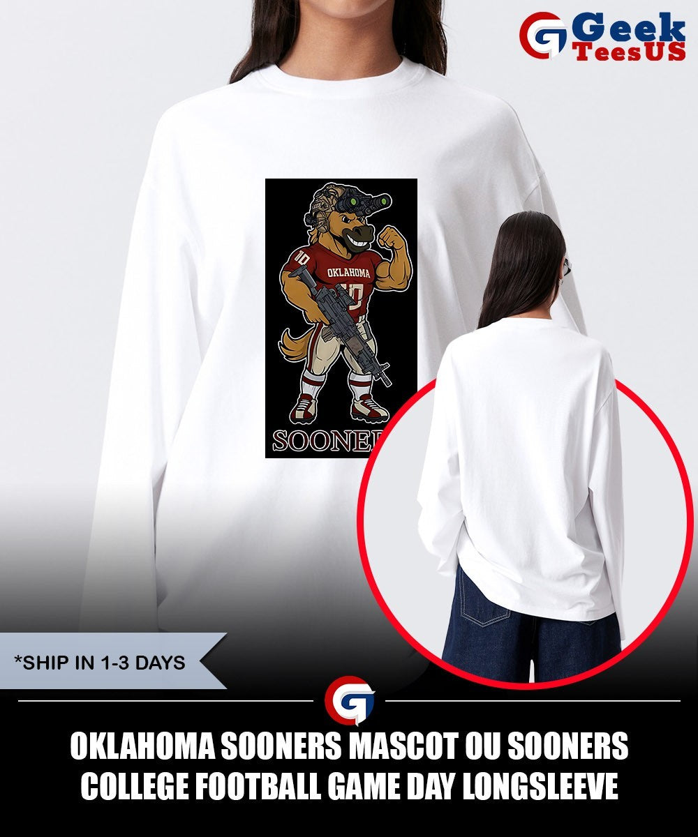 Oklahoma Sooners mascot OU Sooners College Football Game Day shirt