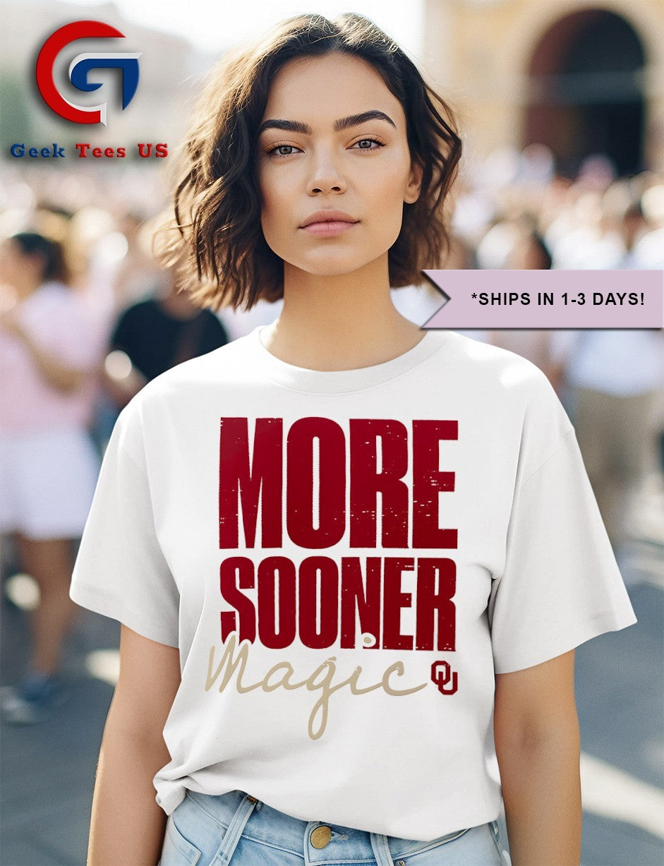 Oklahoma Sooners more sooner magic shirt