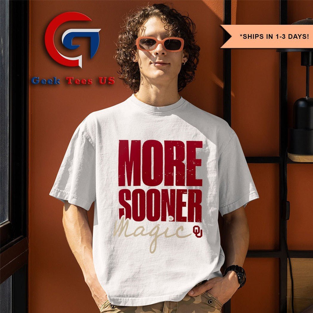 Oklahoma Sooners more sooner magic shirt