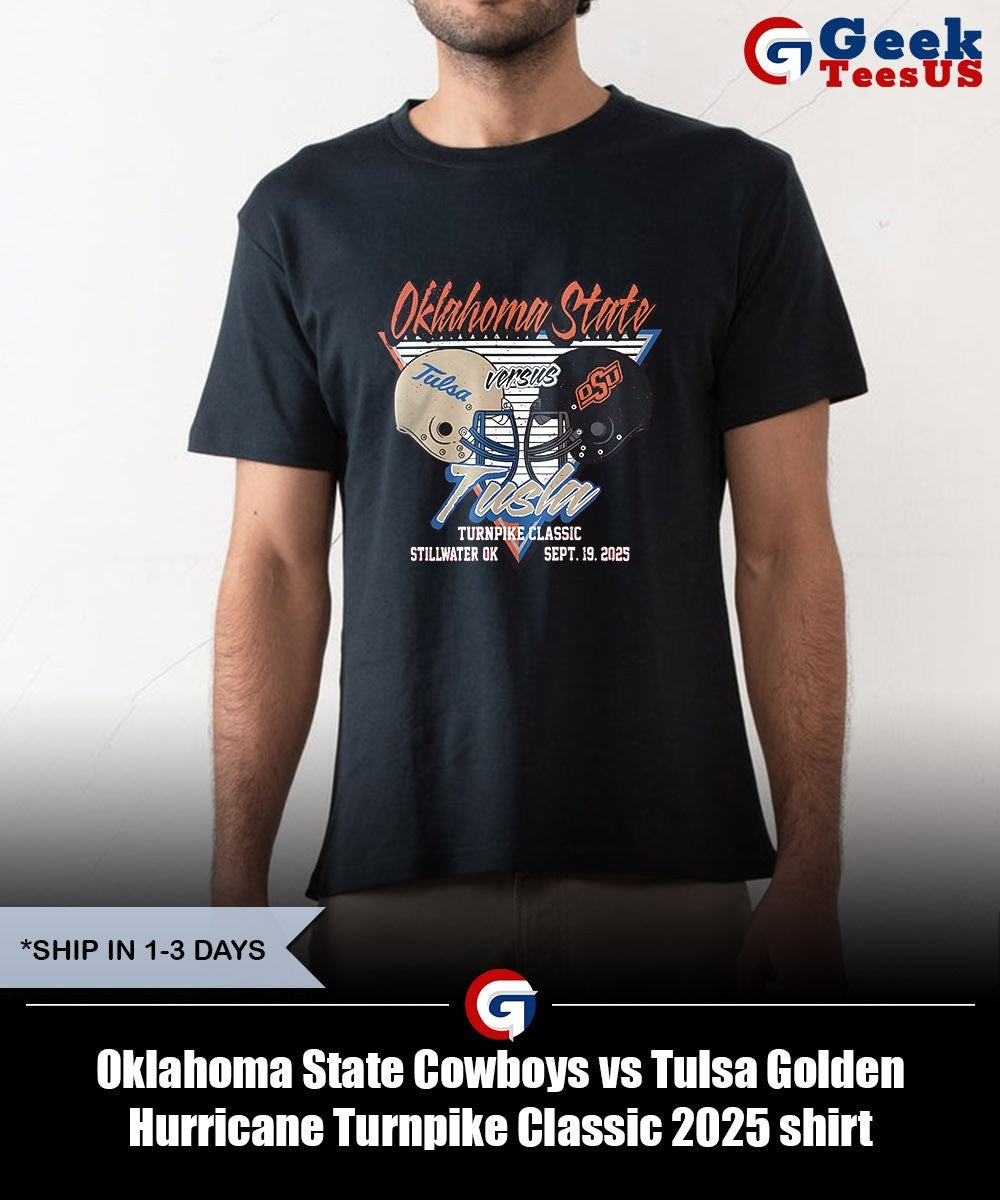 Oklahoma State Cowboys vs Tulsa Golden Hurricane Turnpike Classic 2025 shirt